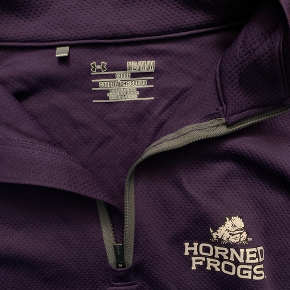 Under Armour TCU Quarter Zip - Picture 2 of 3